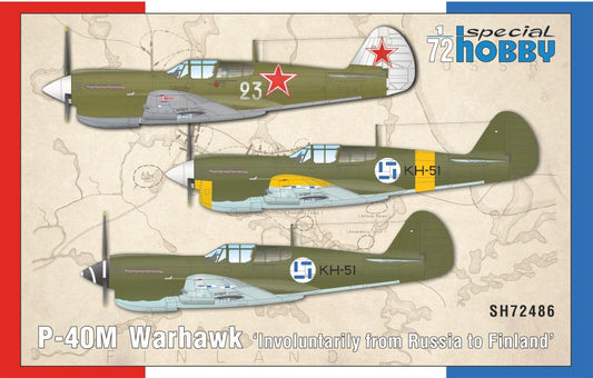 1/72 P40M Warhawk Involuntarily from Russia to Finland Fighter