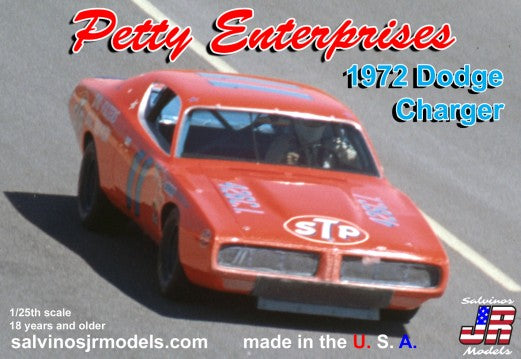 1/25 Petty Enterprises #11 1972 Dodge Charger Daytona 500 Race Car