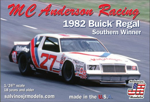 1/24 MC Anderson Racing Cale Yarborough #27 1982 Buick Regal Southern Winner Race Car