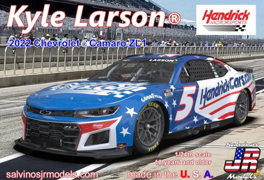 1/24 Kyle Larson 2022 NASCAR Next Gen Chevrolet Camaro ZL1 Race Car (Patriotic) (Ltd Prod)