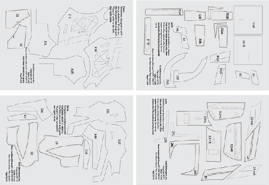 1/24 1997 McLaren F1 GTR Carbon Fiber Full Jacket Template Decal Set For AOS (D)