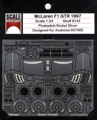 1/24 1997 McLaren F1 GTR Photo-Etch Detail Set For AOS