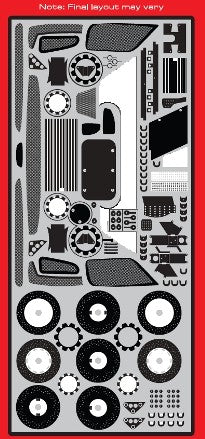 1/12 Enzo Ferrari Photo-Etch Detail Set For TAM (D)