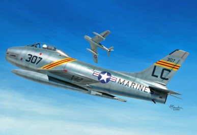 1/72 FJ2 Fury USMC Fighter