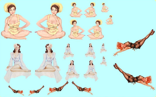 Pin-Up Girls #16 Various Poses & Sizes