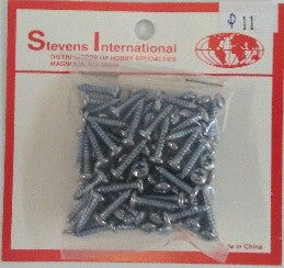 Track Screws Phillips Pan Head for Standard Lionel O-27 & O Scale (approx. 100/cd)