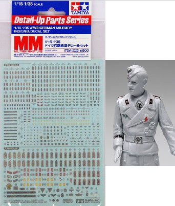 1/16-1/35 WWII German Military Insignia Decal Set