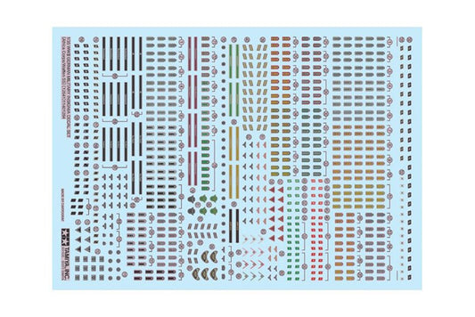 1/35 WWII German Military Insignia African Corps/Waffen SS Decal Set