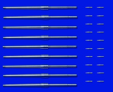 1/350 46cm Metal Gun Barrels (9) & Projectiles (20)