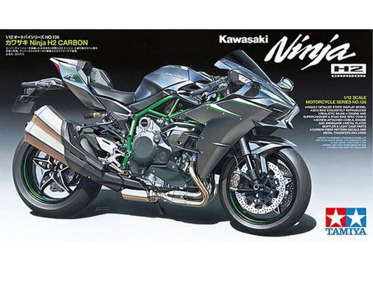 1/12 Kawasaki Ninja H2 Carbon Motorcycle