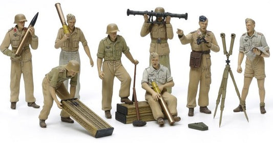 1/35 German Artillery Crew Africa Corps Luftwaffe (8)