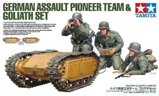 1/35 German Assault Pioneer Team (3) & Goliath Tracked Mines (2)