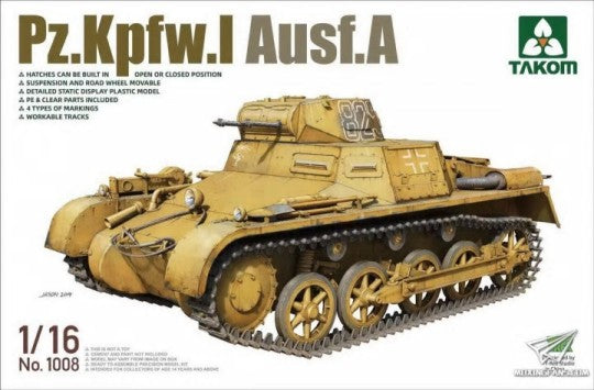 1/16 PzKpfw I Ausf A Tank