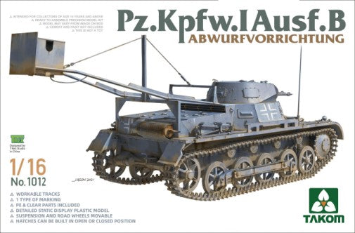 1/16 PzKpfw I Ausf B w/Bomb Release Device