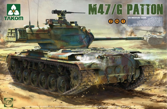 1/35 US M47/G Patton Medium Tank (2 in 1)
