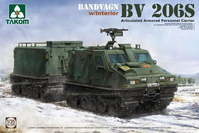 1/35 Bandvagn BV206S Articulated Armored Personnel Carrier w/Interior