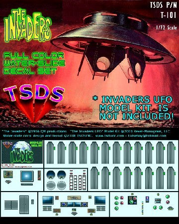 1/72 The Invaders UFO Decal Set