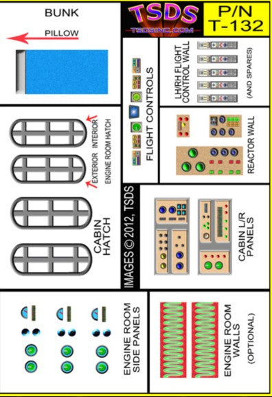 1/60 Vintage Flying Sub Decal Set for Aurora/Monogram