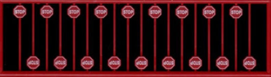 N Modern (Post 1954) Stop Sign Red (18)