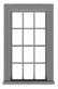 HO 6/6 Dbl Hung Window w/Glazing & Shades 30"w x 56"h (12)