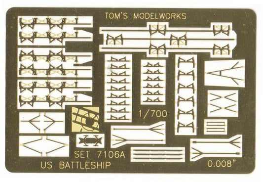 1/700 USN Battleships Detail Set (D)