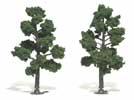 Ready Made Realistic Trees- 5" - 6" Med Green (2)