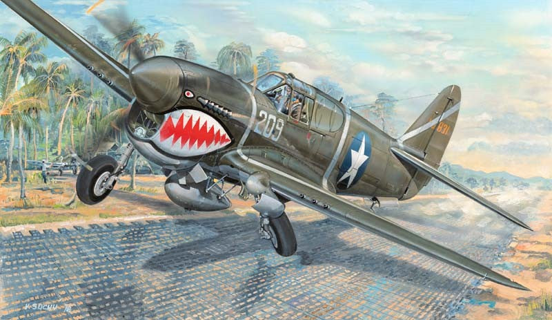 1/32 P40F Warhawk Aircraft