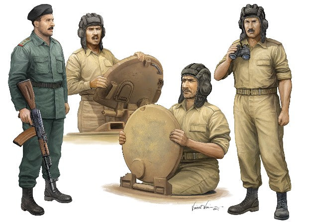 1/35 Iraqi Tank Crew Figure Set (4)