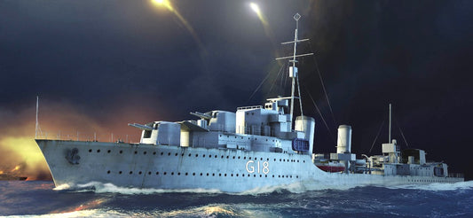 1/350 HMS Zulu British Tribal Class Destroyer 1941