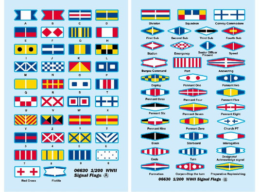 1/200 USS Missouri Signal Flags for Kit #3705 (73)