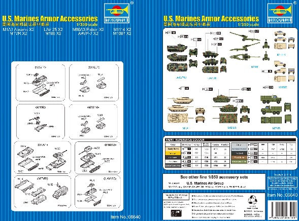 1/350 US Marines Armor Accessories Set