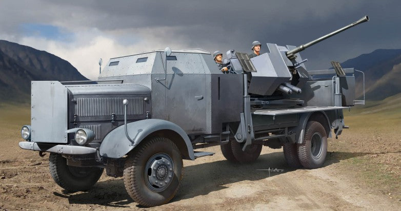 1/35 L4500A Military Truck w/3.7cm Flak 37 Gun