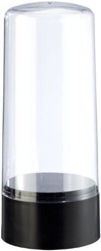 Battery Operated Round Mirrored Display Turntable w/Dome-top Cover for 1/16 & 1/35 Figures (3"Dia x 4.5"H)