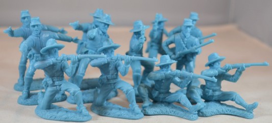 1/32 Civil War Cavalry Dismounted Figure Playset (12)