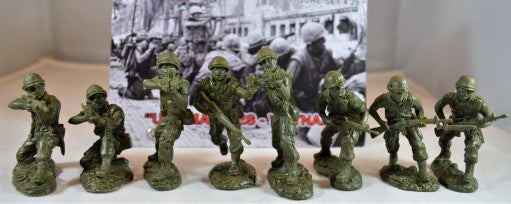 1/32 Vietnam US Marines Figure Playset (16 & 6 Weapons)