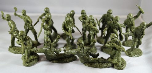 1/32 WWII US Marines Figure Playset (16)