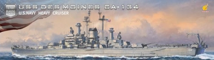 1/700 USS Des Moines CA134 Heavy Cruiser