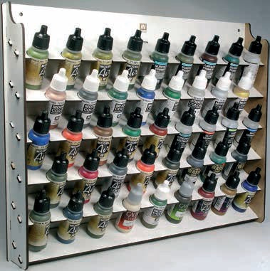 Wall Mounted Module Paint Display for 17ml (Holds 43 bottles)