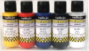 60ml Bottle Candy Color Premium Paint Set (5 Colors)