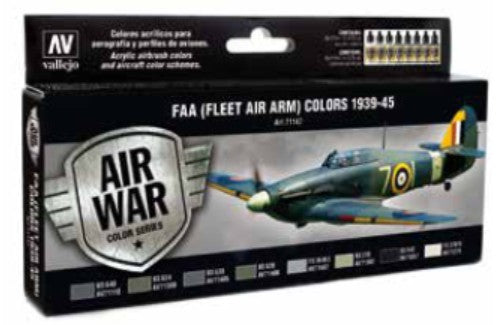 17ml Bottle FAA (Fleet Air Arm) 1939-1945 Model Air War Paint Set (8 Colors)