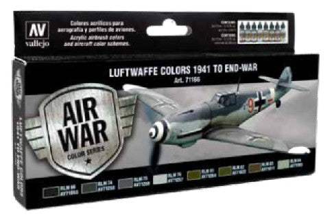 17ml Bottle Luftwaffe 1941 to End War Model Air War Paint Set (8 Colors)