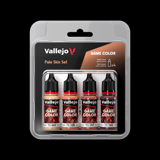 18ml Bottle Pale Skin (Base, Shadow, Light) Game Color Paint Set (4 Colors)