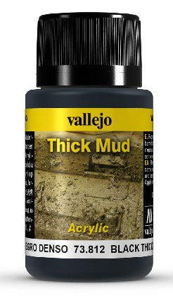 40ml Bottle Black Thick Mud Weathering Effect