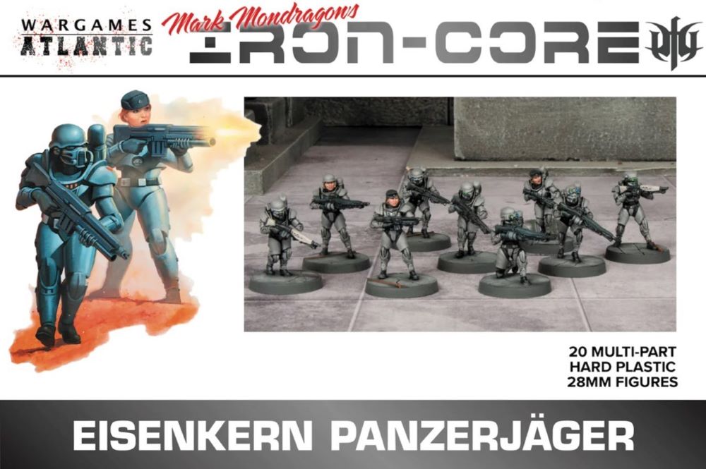 28mm Iron Core: Eisenkern Panzerjager Troopers (20)