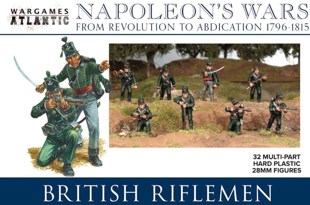 28mm Napoleon's Wars: British Riflemen (32)