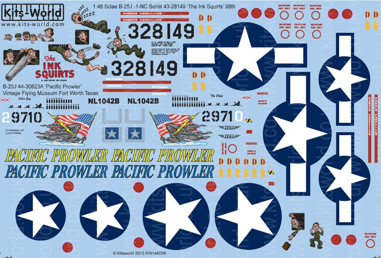 1/48 B25J The Ink Squirts, Pacific Prowler