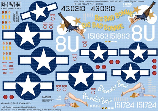 1/48 B25J Big Bad Bonnie, Brenda's Boys