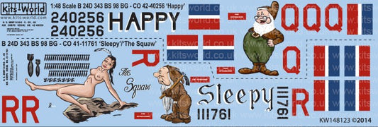 1/48 B24D Happy, Sleepy, The Squaw