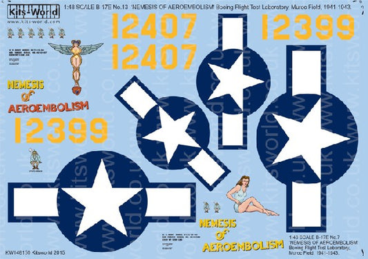1/48 B17E No7 & 13 Nemesis of Aeroembolism
