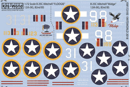 1/72 B25C Floogie, Midge 12th BG/83rd BS